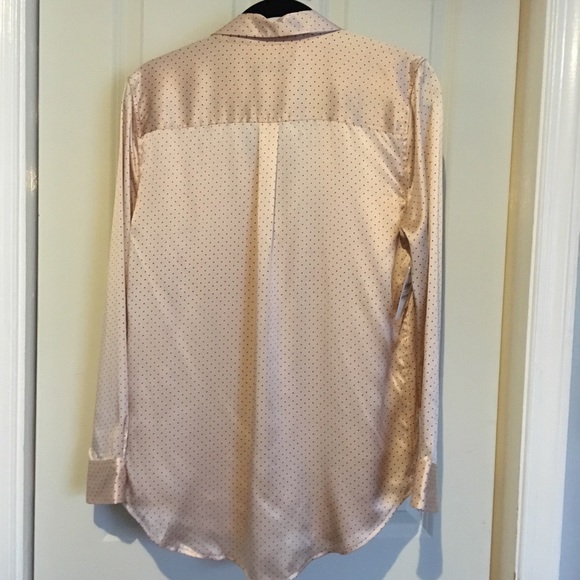 EQUIPMENT Ansley Polka Dot Silk Satin Shirt - Picture 4 of 8